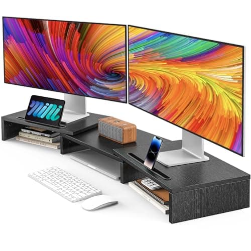AMERIERGO Dual Monitor Stand Review – Solid Riser for Dual-Screen Setups