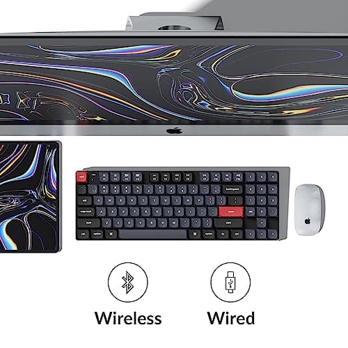 Keychron K13 Pro Ultra-Slim Wireless QMK/VIA Custom Mechanical Keyboard, Hot-swappable Programmable Macro 80% Layout RGB Backlit Low Profile Gateron Brown Switch Bluetooth/Wired for Mac Windows Linux