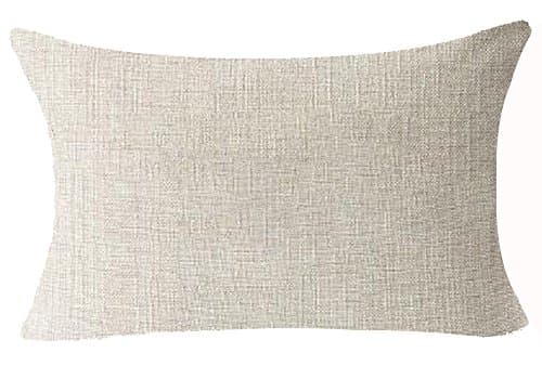 Andreannie Ink Painting Fresh Color Fruit Pineapples Cotton Linen Throw Waist Lumbar Pillow Case Cushion Cover Home Office Decorative Rectangle 12 X 20 Inches