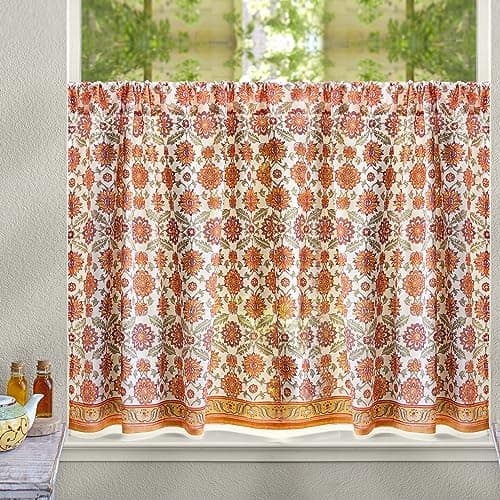 Saffron Marigold Half Kitchen Curtains Review 2024