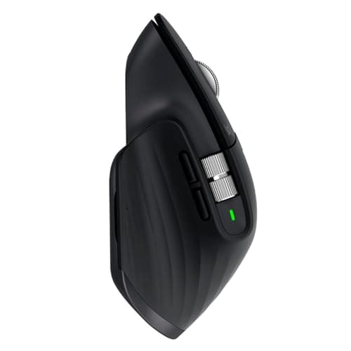 Logitech MX Master 3S - Wireless Performance Mouse with Ultra-Fast Scrolling, Ergo, 8K DPI, Track on Glass, Quiet Clicks, USB-C, Bluetooth, Windows, Linux, Chrome (Black)