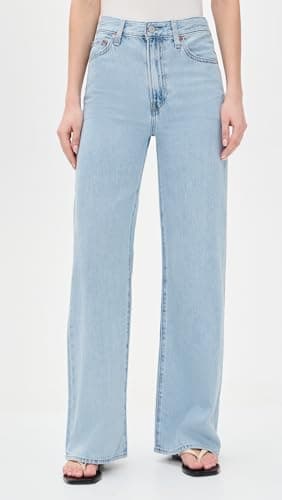 Levi's®, Womens, Ribcage Wide Leg H223, of Course Stone, Size: 27, Inseam: 32