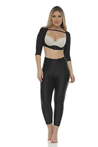 SEXYSKINZ SHAPEWEAR . FAJAS Arm Slimming Shaper Back Support Posture Corrector (Beige, XSmall)