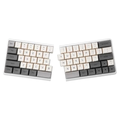 NocFree Lite Keycaps – 65-Keys ABS Gray Recension