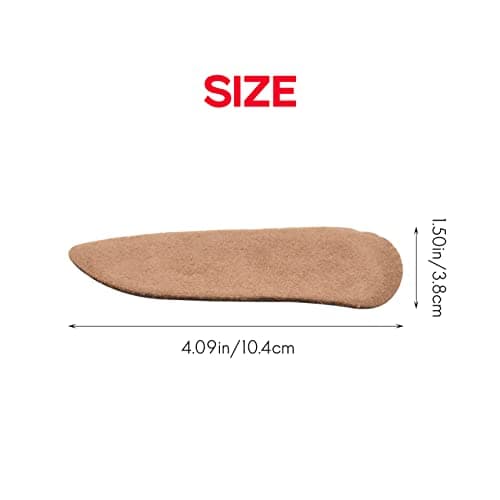 Lizusidtsy Medial & Lateral Heel Wedge Silicone Insoles for Supination and Pronation, Corrective Adhesive Gel Shoe Inserts for Bow Legs, Foot Alignment, Knock Knee Pain, 333170