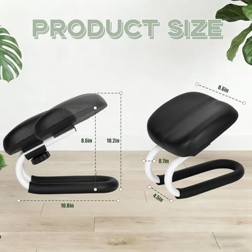 Meditation Bench,Adjustable Kneeling Meditation Stool,Metal Kneeling Stool with Non-Slip Cushion,Ergonomic Meditation Chair,Seiza Chair,Portable Yoga Stool for Meditation Yoga Home Prayer