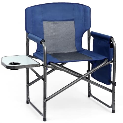 Yestomo Directors Chair Test – Schwerlast-Klappstuhl mit Seitentisch