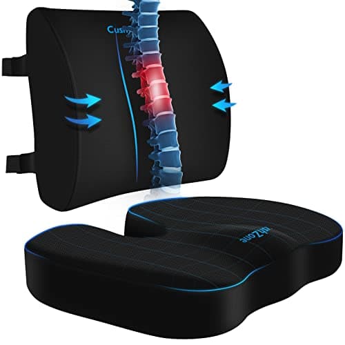 CushZone Ergonomic Seat Cushion & Lumbar Support Review 2024