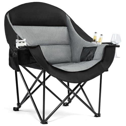 PUVASIA Oversized Camping Chair Review – 500lbs Heavy Duty Test 2024