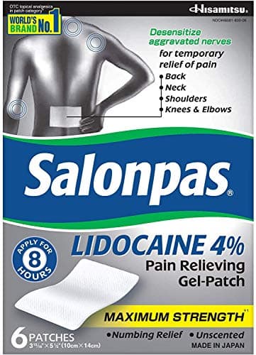 Salonpas LIDOCAINE Gel Patch : Mon Test Complet et Avis